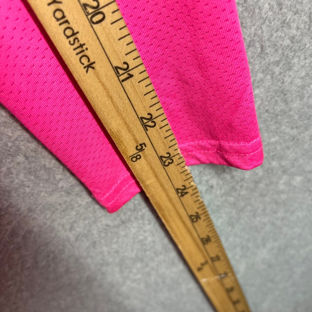 SSYS The Label Neon Pink Perforated Mesh Long Sleeve Athletic Top XS - Picture 6 of 9
